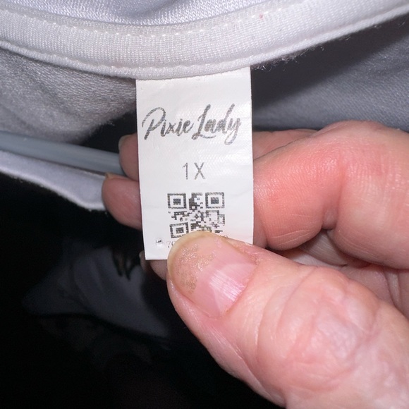 PIXIE LADY L/S Pullover Shirt Size 1X, EUC!! - Picture 3 of 3